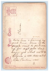 c1910 The Cove, Cascade Park, Elyria Ohio OH Posted Antique Postcard 