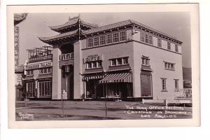 Real Photo, Hong Office Building, Chinatown, Broadway, Los Angeles, California