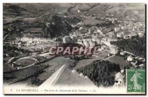 Old Postcard LA BOURBOULE - Restaurant plug View of the Terrace -LL