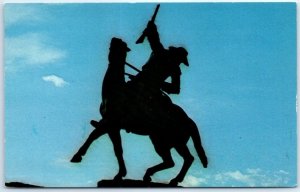 Postcard - Equestrian Statue Of Col. William F. Cody, Wyoming