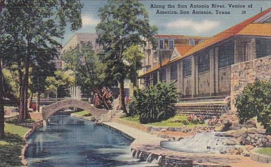 Along The San Antonio River Venice Of America San Antonio Texas