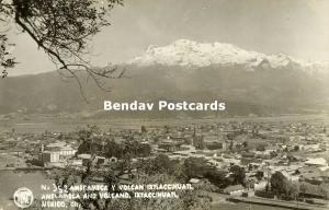 mexico, AMECAMECA, Iztaccihuatl Volcano (1950s) RPPC