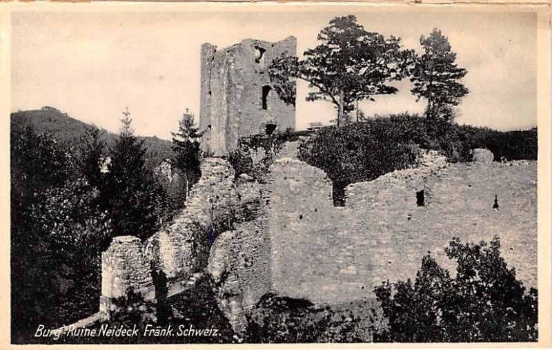 Ruine Neideck Frank Schweiz Burg Germany Unused 