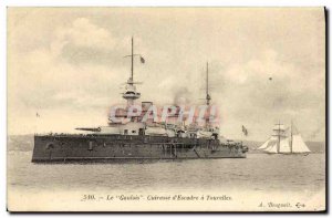 Old Postcard Boat War Gauls The Breastplate of Wing Turrets