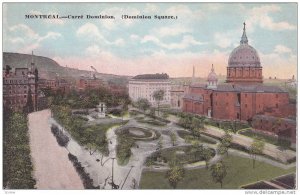 Air view showing Dominion Square, Montreal, Canada,00-10s