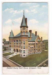 Court House Bridgeport Connecticut 1905c postcard