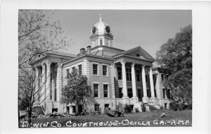 H75/ Ocilla Irwin Georgia RPPC Postcard c1950s County Court House 133