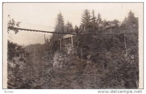 RP, Suspension Bridge, British Columbia, Canada, 1920-1940s