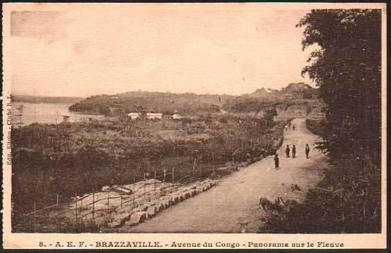 BRAZZAVILLE - Avenue du Congo - Panorama sur le Fleuve