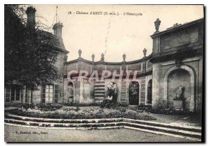 Old Postcard Chateau d'Anet E and L The Hemicycle