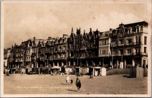 Belgium Blankenberge Villas Sur La Digue RPPC 04.35