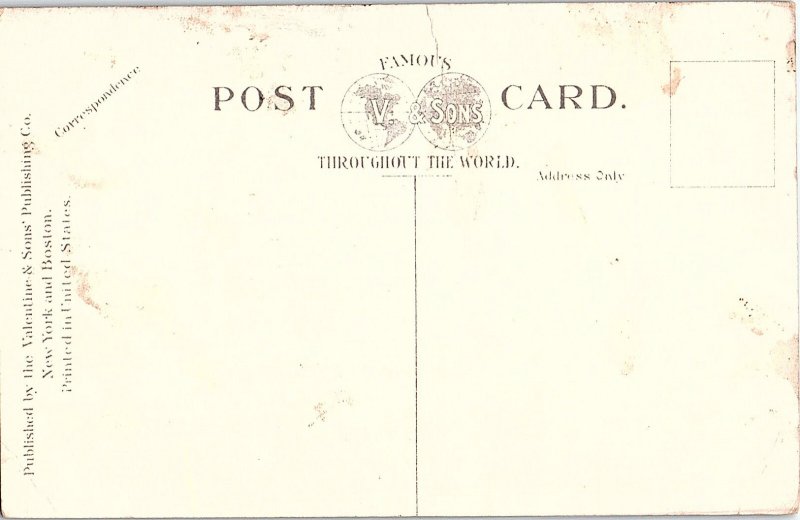 Postcard BRIDGE SCENE Windsor Vermont VT AI4370