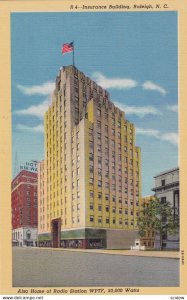 RALIEGH , North Carolina , 1930-40s ; Insurance Building