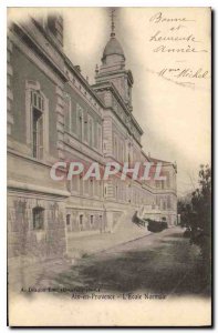 Old Postcard Aix en Provence Ecole Normale