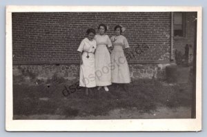 J99/ Kingsville Ohio RPPC Postcard c1910 Well-Dressed Women 382