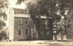 Portland Maine ME Tate House Blood Real Photo Vintage Postcard