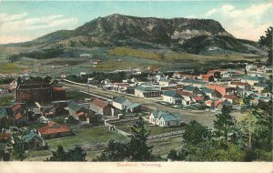 Postcard Wyoming Sundance Birdseye Omaha News C-1910 23-7561