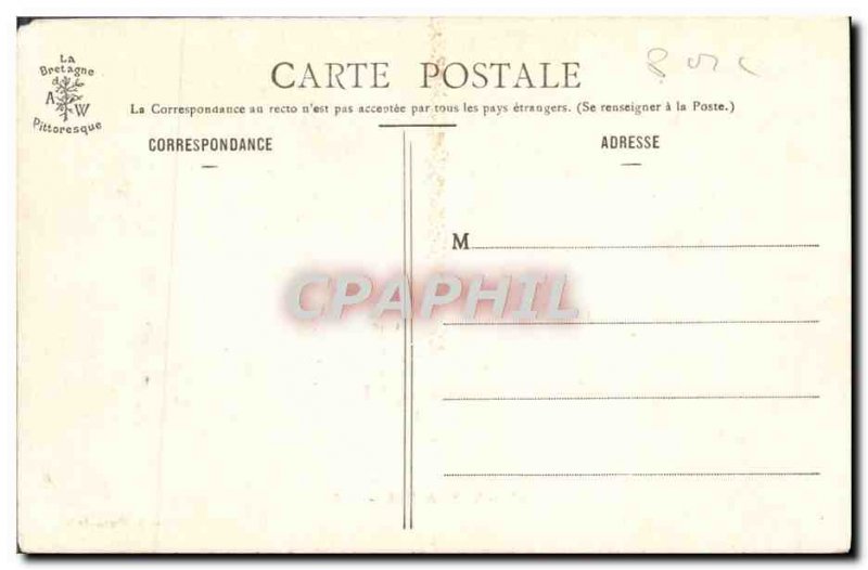 Old Postcard De Tregastel