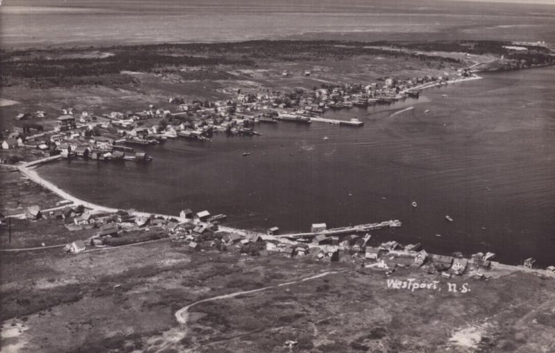 RPPC Real Photo Postcard - Westport - Nova Scotia - Canada