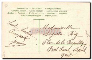 Old Postcard Fantasy Flowers Year 1906 Trefles