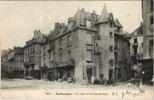 CPA AUBUSSON - Un coin de la Grande-Rue (121656)