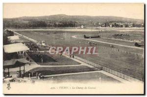 Old Postcard Horse Riding Equestrian Vichy Racecourse