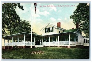 1910 Oak Hill Country Club Exterior Building Rochester New York Vintage Postcard