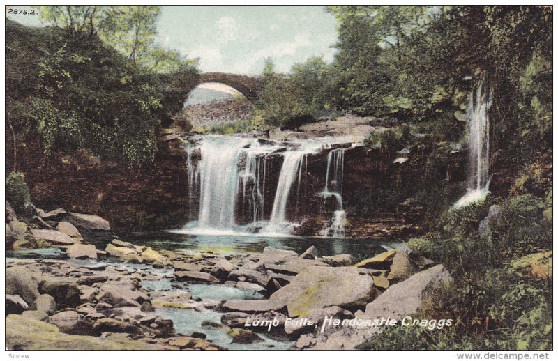 Lumo Falls, Hardcastle Craggs, West Yorkshire, England, UK, 1900-1910s