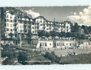 bent - old rppc CRISTALLO PALACE Cortina D'Ampezzo Italy HM1631