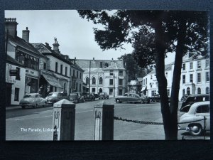 Cornwall LISKEARD The Parade showing STONES CAFE - Old RP Postcard