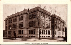 Postcard Grammar School in South Bend, Indiana