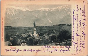 Austria Tirol Rinn bei Hall, Hall in Tirol Vintage Postcard C137