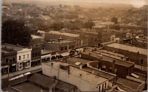 Real Photo Postcard Overview of Shenandoah, Iowa