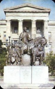 Memorial to James K. Polk in Raleigh, North Carolina