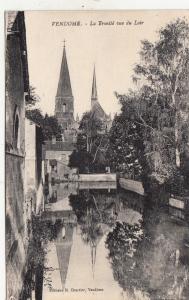 BF16889 la trinite vue du loir vendome france front/back image