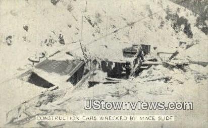 Cars Wrecked by Mace Slide - Idaho ID