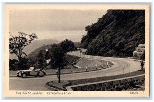 1939 Petropolis Road Rio De Janeiro Brazil Unposted Vintage Postcard