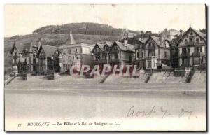 Old Postcard Houlgate The villas and the Bois de Boulogne