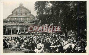 Postcard Moderne Vichy concert on the terrace of the Casino