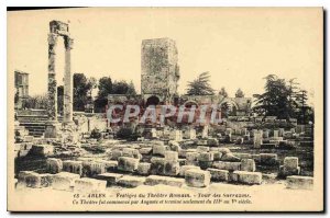 Postcard Ancient Arles Remains of Roman Theater Tour Saracens