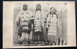 Mint Real Picture Postcard Native American Indian Women Tulsa Oklahoma 