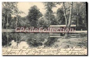 Postcard Old Wood Clamart Pond Trivaux