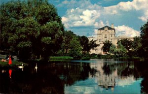 Iowa Ames Lake Laverne and The Memorial Union Iowa State College