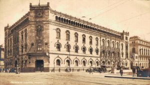 Mexico Palacio De Correos Mexico City Vintage RPPC 07.37