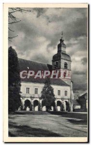 Old Postcard cradle Hautvillers Abbey champagne Le Cloitre