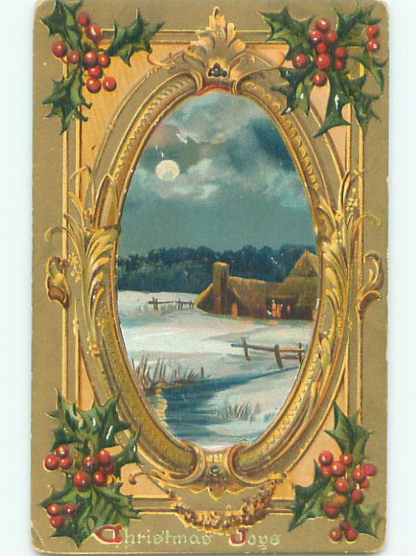 Divided-Back CHRISTMAS SCENE Great Postcard AA0044