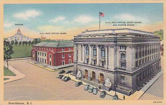 Rhode Island Providence Capitol U S Post Office Annex U S Post Office Court H...