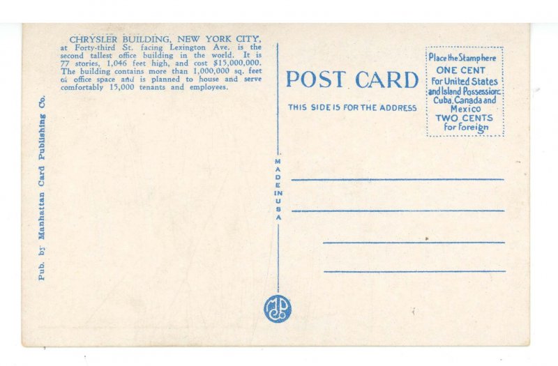 NY - New York City. Chrysler Building 