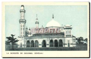 Old Postcard The mosque of Diourbel Senegal