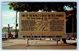 MONCTON The Tidal Bore Park New Brunswick CANADA Postcard